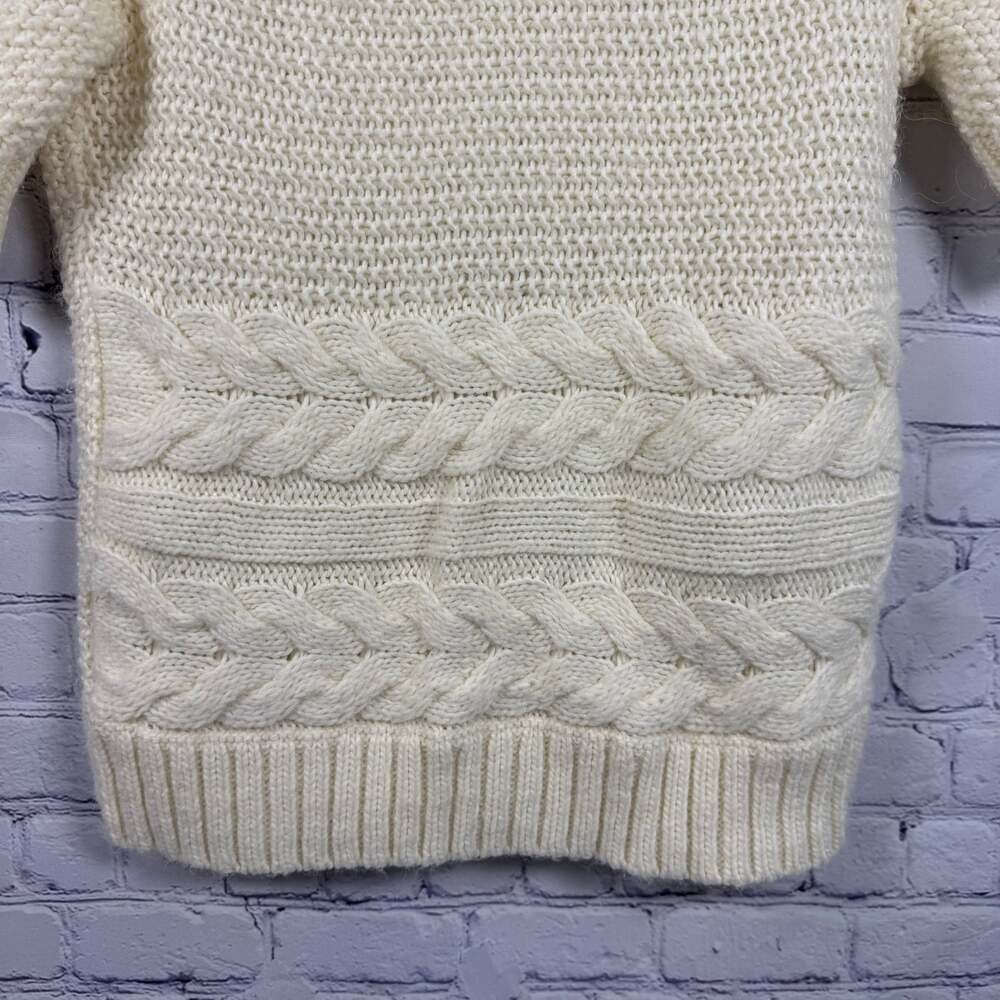 Ann Taylor LOFT Short Sleeve Cowl Neck Sweater in Cream - Picture 3 of 6